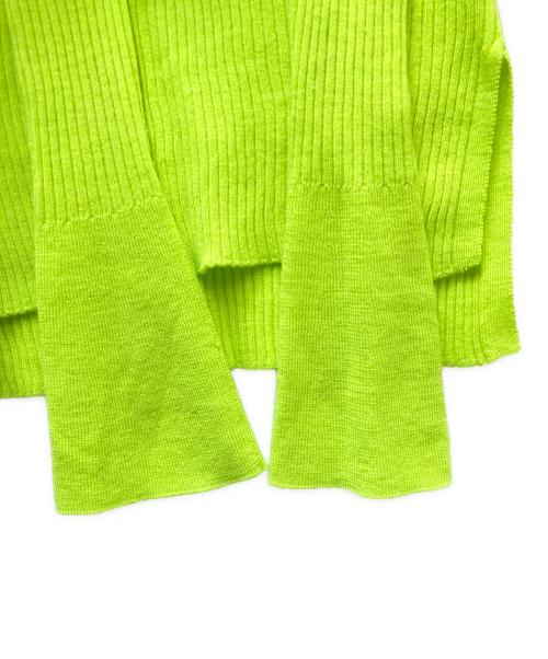 nagonstans（ナゴンスタンス）nagonstans (ナゴンスタンス) high-neck long sleeves 470FS170-0040 ライトグリーン サイズ:Mの古着・服飾アイテム