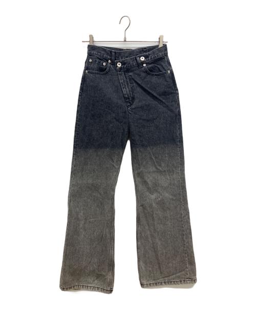 MAISON SPECIAL（メゾンスペシャル）MAISON SPECIAL (メゾンスペシャル) ハイウエストグラデーションデニム ブラック サイズ:36の古着・服飾アイテム