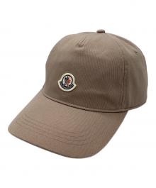 MONCLER（モンクレール）の古着「Logo baseball cap」｜ベージュ