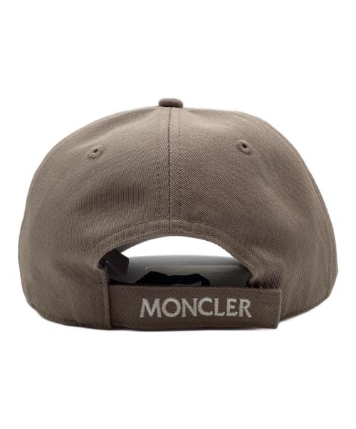 MONCLER（モンクレール）MONCLER (モンクレール) Logo baseball cap ベージュ サイズ:UNIの古着・服飾アイテム