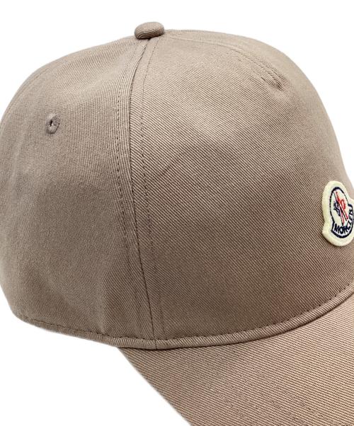 MONCLER（モンクレール）MONCLER (モンクレール) Logo baseball cap ベージュ サイズ:UNIの古着・服飾アイテム