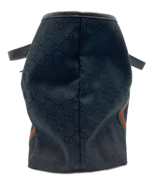 GUCCI（グッチ）GUCCI (グッチ) シェリーライントートバッグ ブラックの古着・服飾アイテム