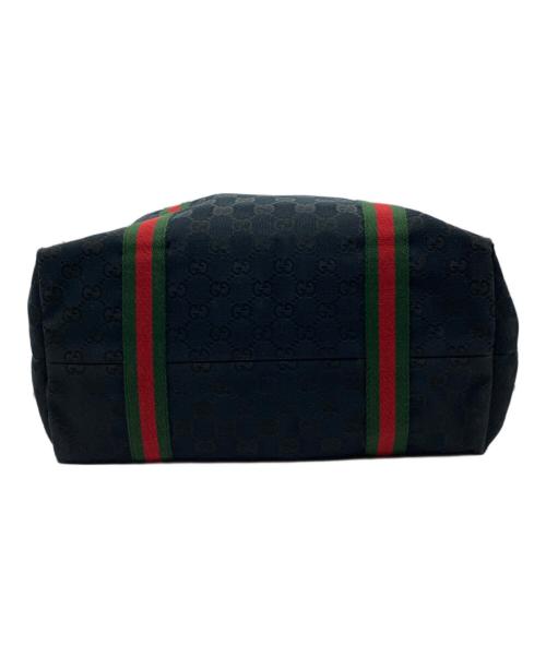 GUCCI（グッチ）GUCCI (グッチ) シェリーライントートバッグ ブラックの古着・服飾アイテム