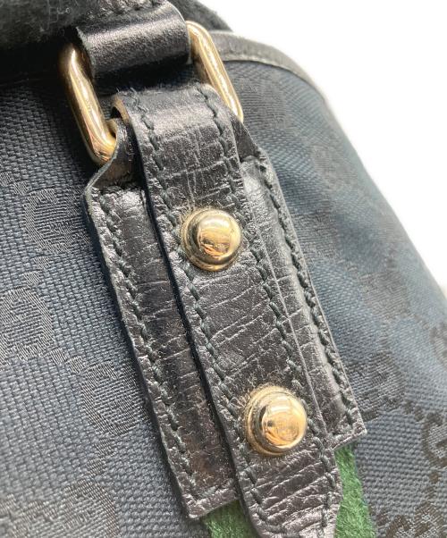 GUCCI（グッチ）GUCCI (グッチ) シェリーライントートバッグ ブラックの古着・服飾アイテム