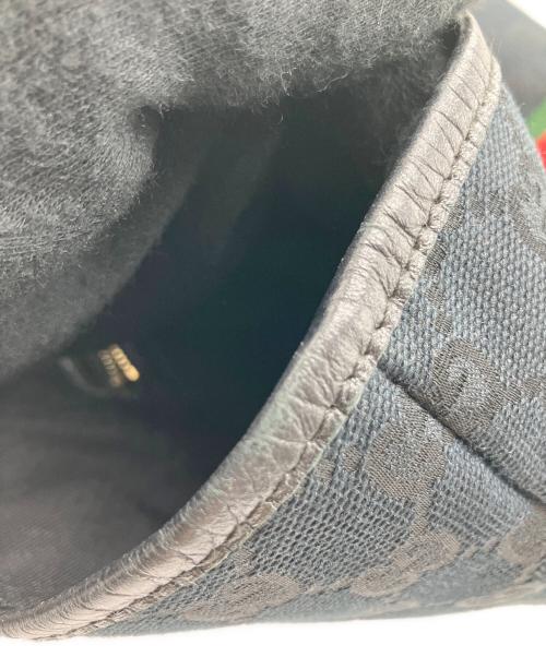 GUCCI（グッチ）GUCCI (グッチ) シェリーライントートバッグ ブラックの古着・服飾アイテム