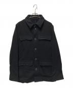SOLLECITI×BEAMS Fソレシティ×ビームスエフ）の古着「別注 へリンボーン 4ポケット ジャケット/Herringbone 4-pocket jacket」｜ブラック