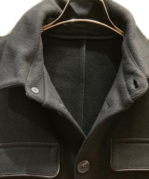 SOLLECITI（ソレシティ）SOLLECITI (ソレシティ) BEAMS F (ビームスエフ) 別注 へリンボーン 4ポケット ジャケット/Herringbone 4-pocket jacket ブラック サイズ:44の古着・服飾アイテム