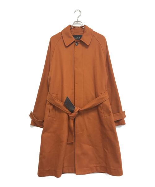 SOLLECITI（ソレシティ）SOLLECITI (ソレシティ) ベルテッドコート オレンジ サイズ:46の古着・服飾アイテム