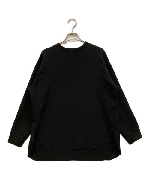 Whim Gazette（ウィムガゼット）Whim Gazette (ウィムガゼット) Vガゼットプルオーバー ブラック サイズ:36の古着・服飾アイテム