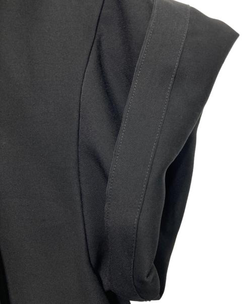 ENFOLD（エンフォルド）ENFOLD (エンフォルド) WASHABLE CENTER-CREASE SHIRT ブラック サイズ:38の古着・服飾アイテム