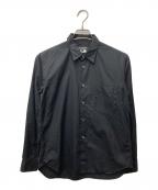 COMME des GARCONS HOMME PLUSコムデギャルソンオムプリュス）の古着「シンプルシャツ　PZ-B003」｜ブラック