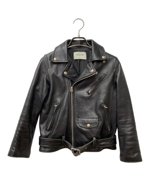 beautiful people（ビューティフルピープル）beautiful people (ビューティフルピープル) vintage leather riders jacket 1000402411 ブラック サイズ:140の古着・服飾アイテム
