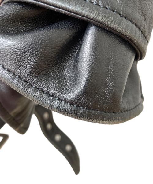 beautiful people（ビューティフルピープル）beautiful people (ビューティフルピープル) vintage leather riders jacket 1000402411 ブラック サイズ:140の古着・服飾アイテム