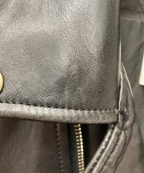 beautiful people（ビューティフルピープル）beautiful people (ビューティフルピープル) vintage leather riders jacket 1000402411 ブラック サイズ:140の古着・服飾アイテム