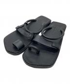 nagonstansナゴンスタンス）の古着「asymmetry sandal」｜ブラック