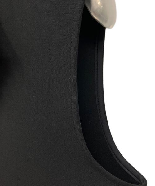 YOKO CHAN（ヨーコチャン）YOKO CHAN (ヨーコチャン) パールノースリーブワンピース ブラック サイズ:38　の古着・服飾アイテム