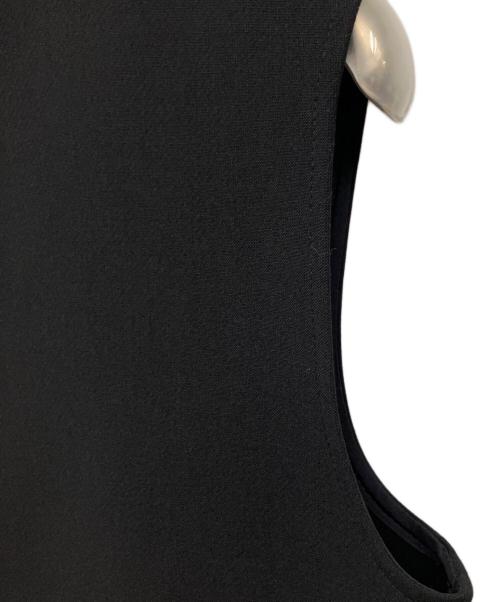 YOKO CHAN（ヨーコチャン）YOKO CHAN (ヨーコチャン) パールノースリーブワンピース ブラック サイズ:38　の古着・服飾アイテム