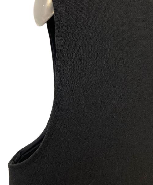 YOKO CHAN（ヨーコチャン）YOKO CHAN (ヨーコチャン) パールノースリーブワンピース ブラック サイズ:38　の古着・服飾アイテム