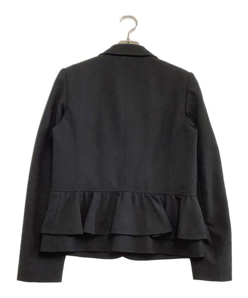 RED VALENTINO（レッドヴァレンティノ）RED VALENTINO (レッドヴァレンティノ) フリルジャケット ブラック サイズ:42の古着・服飾アイテム