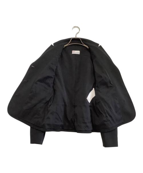 RED VALENTINO（レッドヴァレンティノ）RED VALENTINO (レッドヴァレンティノ) フリルジャケット ブラック サイズ:42の古着・服飾アイテム