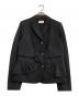 RED VALENTINO（レッドヴァレンティノ）の古着「フリルジャケット」｜ブラック