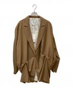 UN3D.アンスリード）の古着「タックルーズジャケット」｜ベージュ