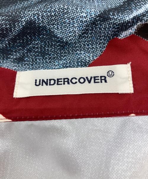 UNDERCOVER（アンダーカバー）UNDERCOVER (アンダーカバー) rose-print twill shirt レッド サイズ:3の古着・服飾アイテム