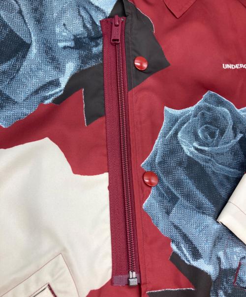 UNDERCOVER（アンダーカバー）UNDERCOVER (アンダーカバー) rose-print twill shirt レッド サイズ:3の古着・服飾アイテム