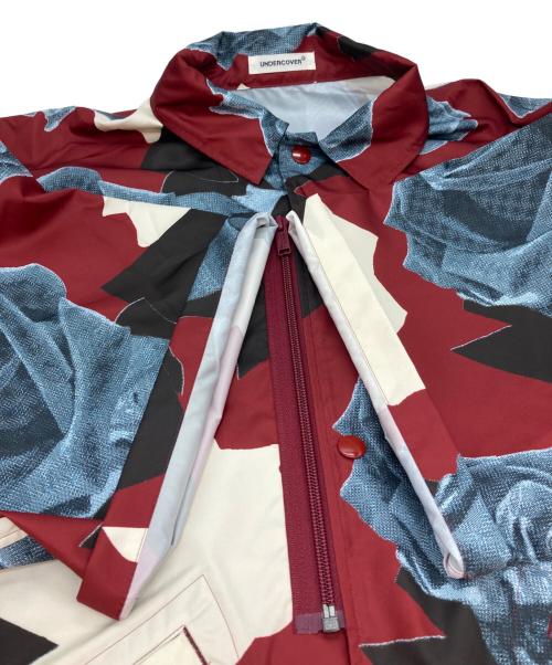 UNDERCOVER（アンダーカバー）UNDERCOVER (アンダーカバー) rose-print twill shirt レッド サイズ:3の古着・服飾アイテム