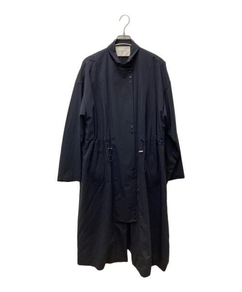 AEWEN MATOPH（イウエン マトフ）AEWEN MATOPH (イウエン マトフ) ドローストリング コート ネイビー サイズ:38の古着・服飾アイテム