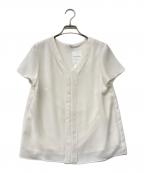 UNTITLEDアンタイトル）の古着「ケープ風シルエット デザインプルオーバー」｜ベージュ