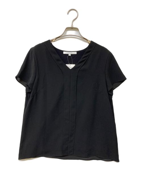 UNTITLED（アンタイトル）UNTITLED (アンタイトル) ケープ風シルエット デザインプルオーバー ブラック サイズ:2の古着・服飾アイテム