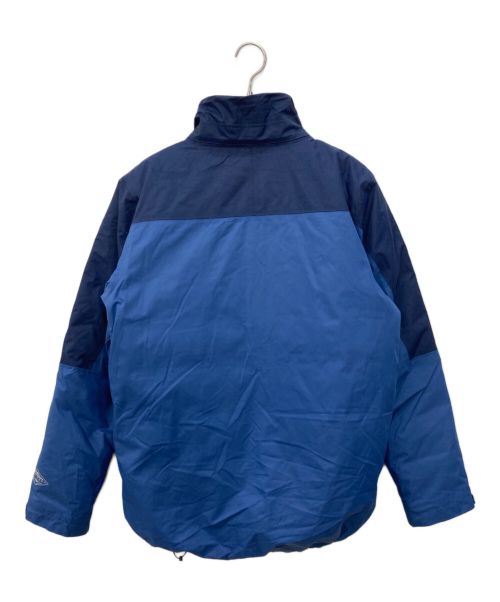 Columbia（コロンビア）Columbia (コロンビア) OMNI TECH ダウンジャケット　オムニテック ブルー×ネイビー サイズ:Mの古着・服飾アイテム