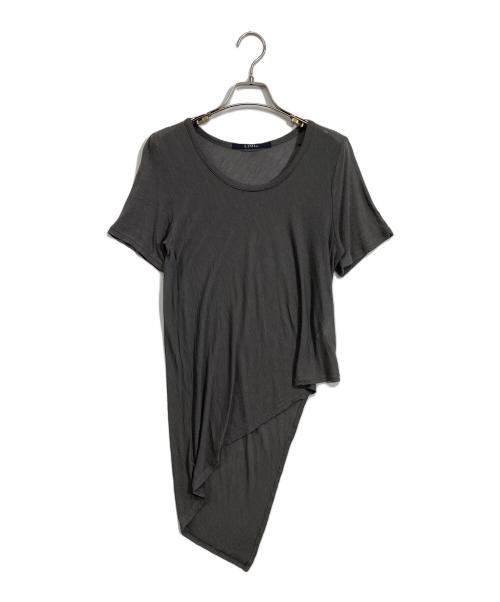 LIMI feu（リミフゥ）LIMI feu (リミフゥ) アシンメトリーカットソー グレー サイズ:Freeの古着・服飾アイテム