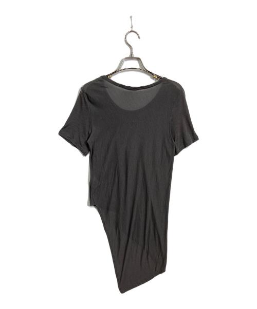 LIMI feu（リミフゥ）LIMI feu (リミフゥ) アシンメトリーカットソー グレー サイズ:Freeの古着・服飾アイテム