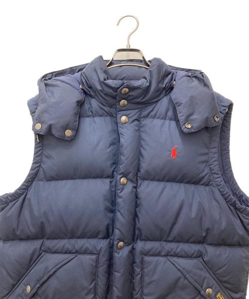 POLO RALPH LAUREN（ポロ・ラルフローレン）POLO RALPH LAUREN (ポロ・ラルフローレン) ダウンベスト ネイビー サイズ:Lの古着・服飾アイテム