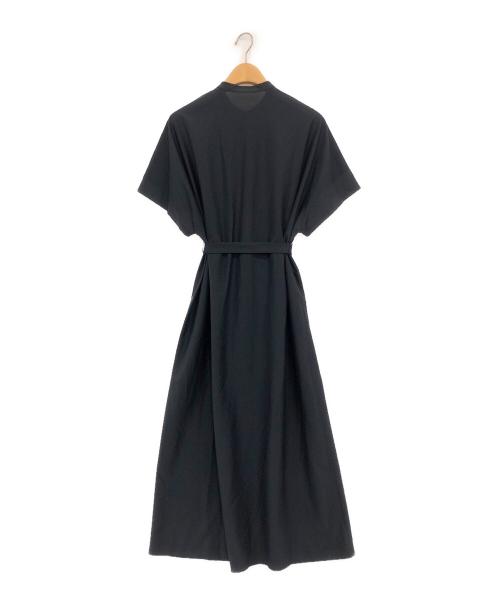 journal standard L'essage（ジャーナルスタンダード レサージュ）journal standard L'essage (ジャーナルスタンダード レサージュ) ハイゲージカルゼシャツワンピース ネイビー サイズ:-の古着・服飾アイテム