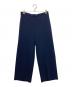 theory（セオリー）の古着「Admiral Crepe ワイドパンツ」｜ネイビー