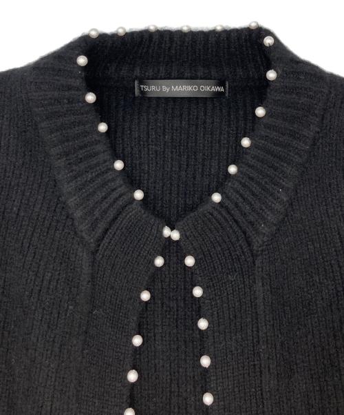 TSURU by MARIKO OIKAWA（ツルバイマリコオイカワ）TSURU by MARIKO OIKAWA (ツルバイマリコオイカワ) ロングカーディガン ブラック サイズ:Fの古着・服飾アイテム