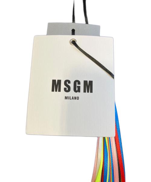 MSGM（エムエスジーエム）MSGM (エムエスジーエム) ロゴTシャツ ネイビー サイズ:Ｌの古着・服飾アイテム