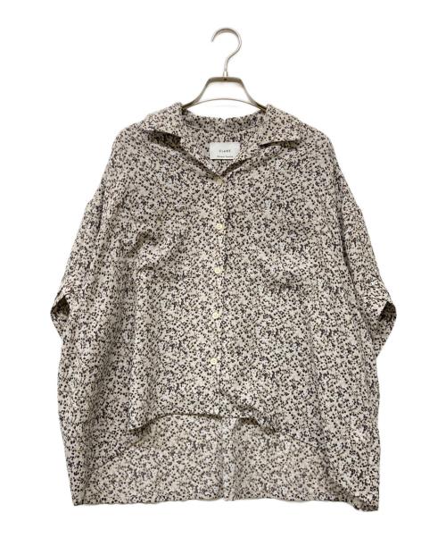 CLANE（クラネ）CLANE (クラネ) CIRCLE FLOWER SHIRT グレー サイズ:2の古着・服飾アイテム