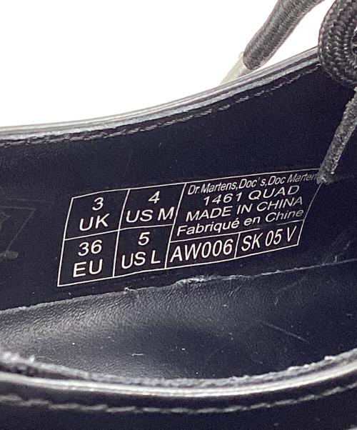 Dr.Martens（ドクターマーチン）Dr.Martens (ドクターマーチン) 3ホールシューズ ブラック サイズ:36の古着・服飾アイテム