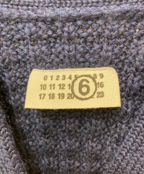 MM6 Maison Margiela（エムエムシックスメゾンマルジェラ）MM6 Maison Margiela (エムエムシックスメゾンマルジェラ) ニットベスト 32 HA069 ネイビー サイズ:Mの古着・服飾アイテム