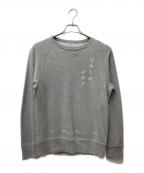 LOOPWHEELERループウィラー）の古着「プリントスウェット」｜グレー
