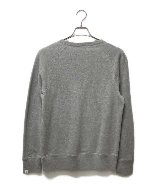 LOOPWHEELER（ループウィラー）LOOPWHEELER (ループウィラー) プリントスウェット グレー サイズ:SMALLの古着・服飾アイテム