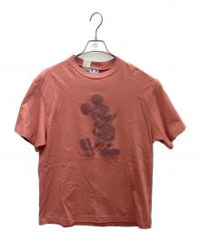 N.HOOLYWOOD×DISNEY（エヌ ハリウッド×ディズニー）の古着「Mickey Mouse T-SHIRT」｜ピンク