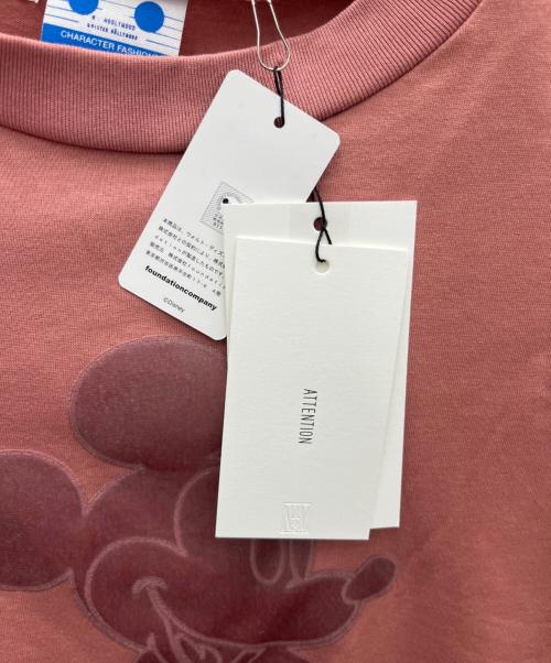 N.HOOLYWOOD（エヌ ハリウッド）N.HOOLYWOOD (エヌ ハリウッド) DISNEY (ディズニー) Mickey Mouse T-SHIRT ピンク サイズ:36の古着・服飾アイテム