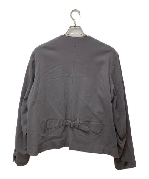 Ujoh（ウジョー）Ujoh (ウジョー) ノーカラージャケット グレー サイズ:2の古着・服飾アイテム