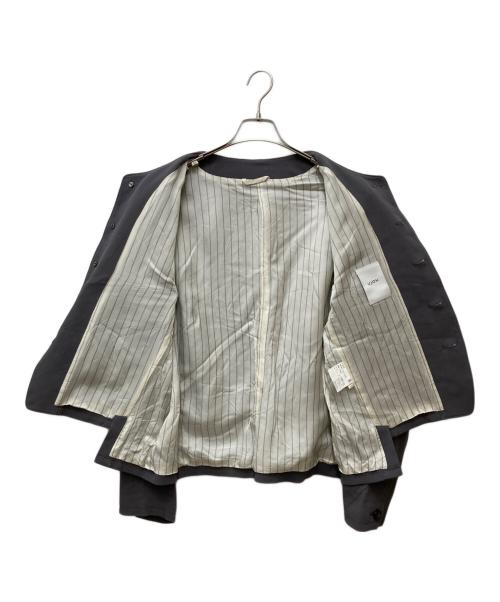 Ujoh（ウジョー）Ujoh (ウジョー) ノーカラージャケット グレー サイズ:2の古着・服飾アイテム