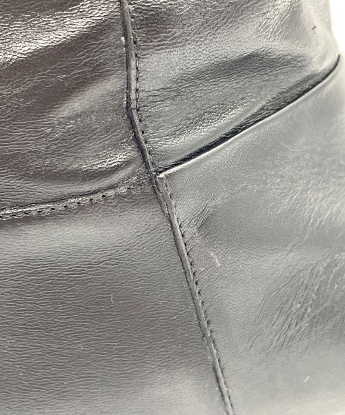 CORSO ROMA 9（コルソローマノーヴェ）CORSO ROMA 9 (コルソローマノーヴェ) ポインテッド ロングブーツ ブラック サイズ:37の古着・服飾アイテム